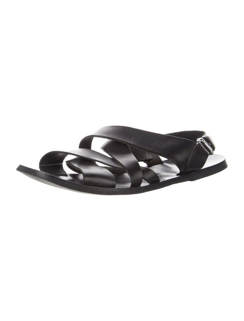 Pollini Leather Slides