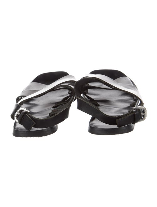 Pollini Leather Slides