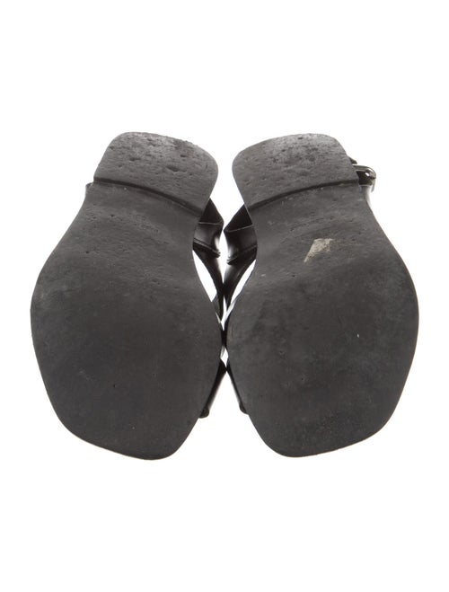 Pollini Leather Slides