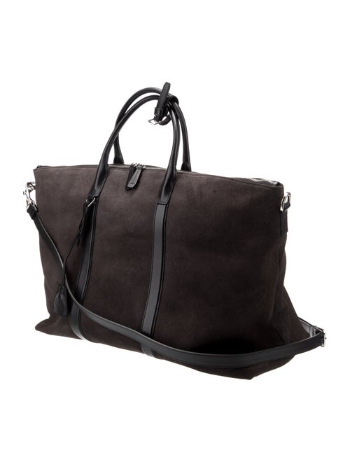 Pollini Suede Weekender Bag