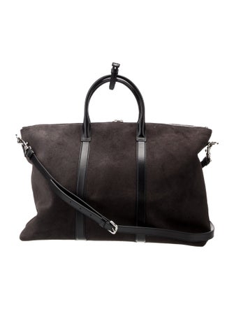 Pollini Suede Weekender Bag