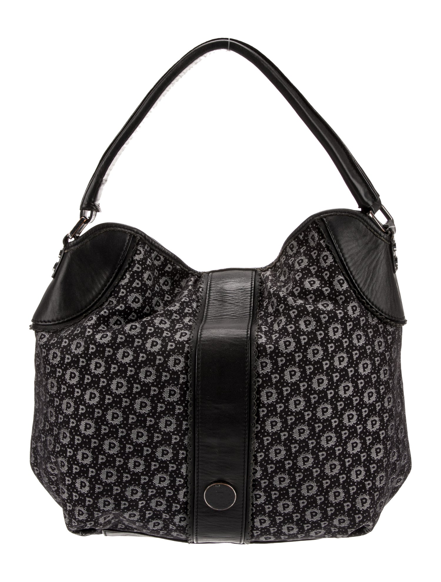 Pollini Canvas Top Handle Bag
