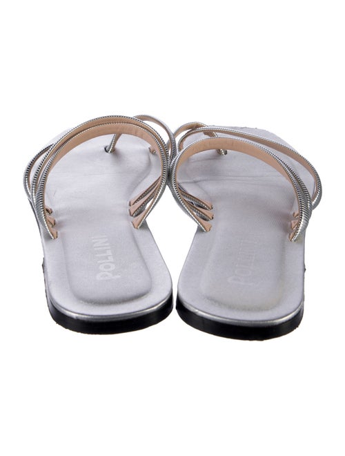 Pollini Leather Slides
