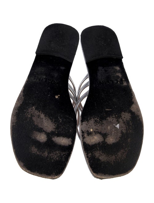 Pollini Leather Slides