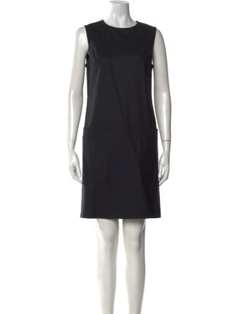 Pollini Virgin Wool Mini Dress