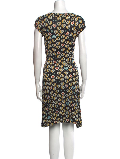 Pollini Printed Knee-Length Dress