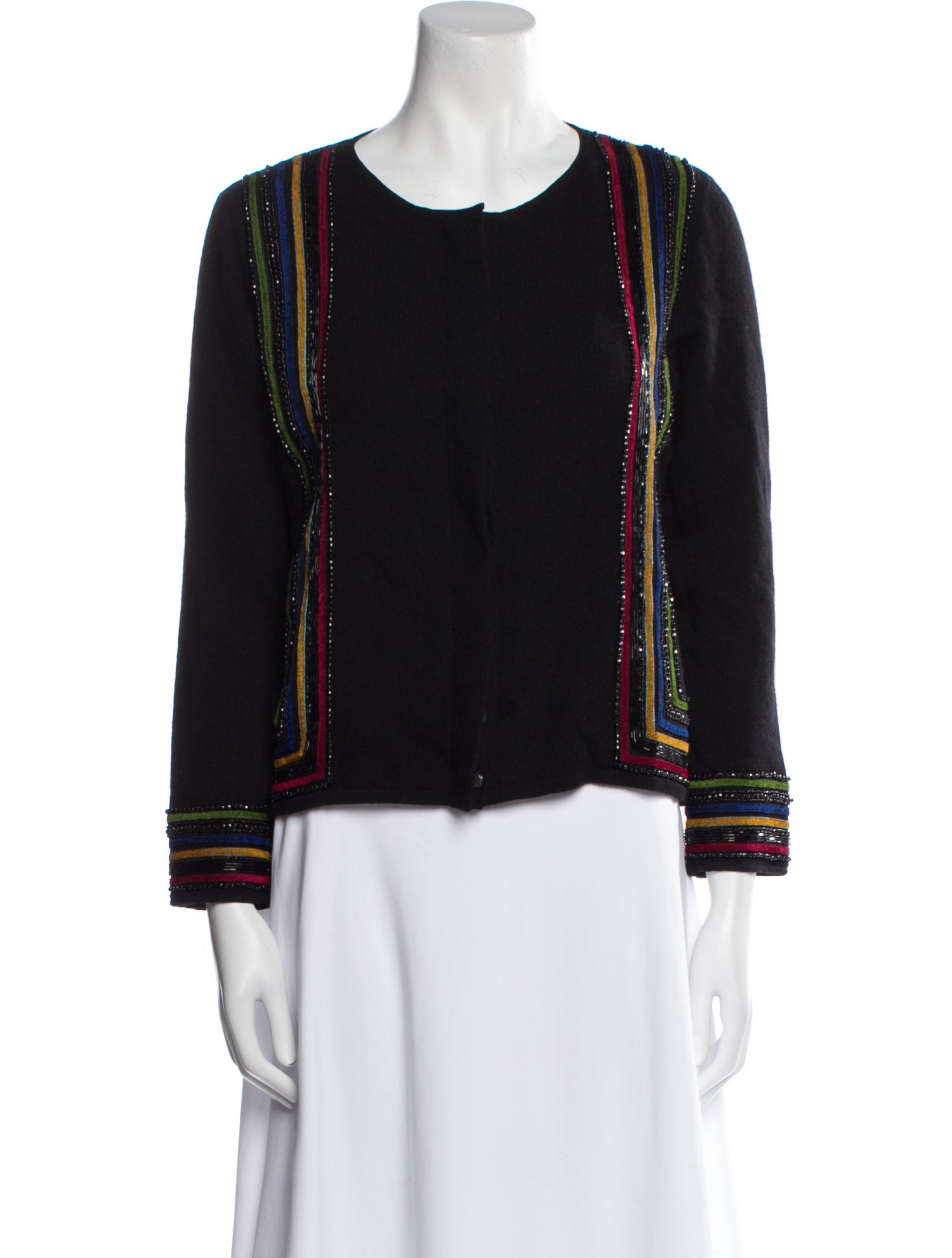 Pollini Cashmere Striped Sweater