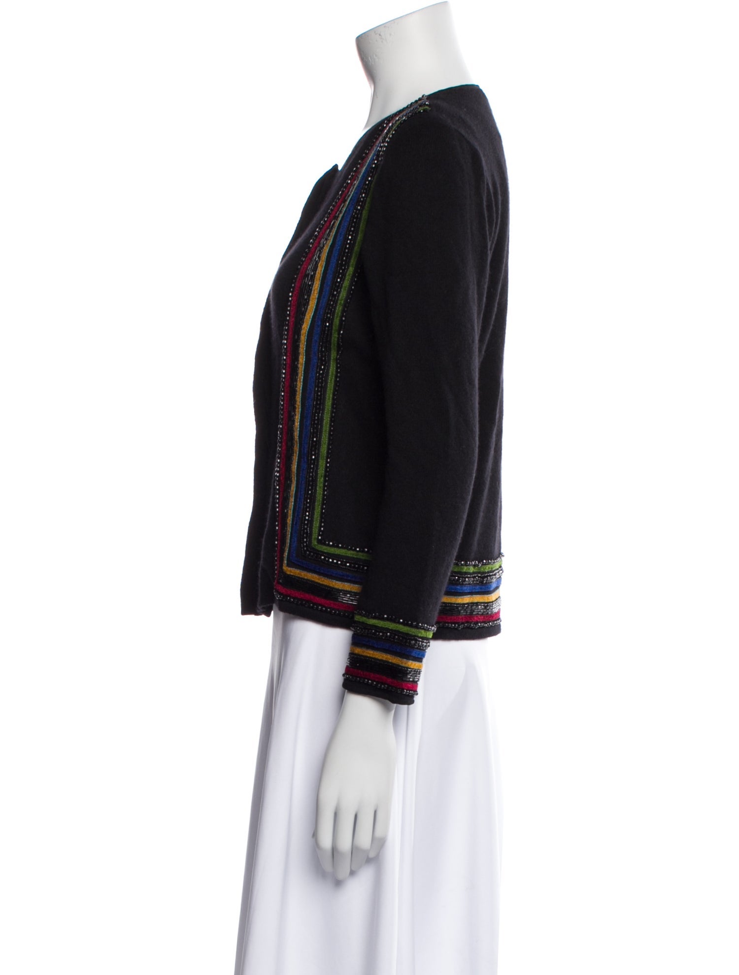 Pollini Cashmere Striped Sweater