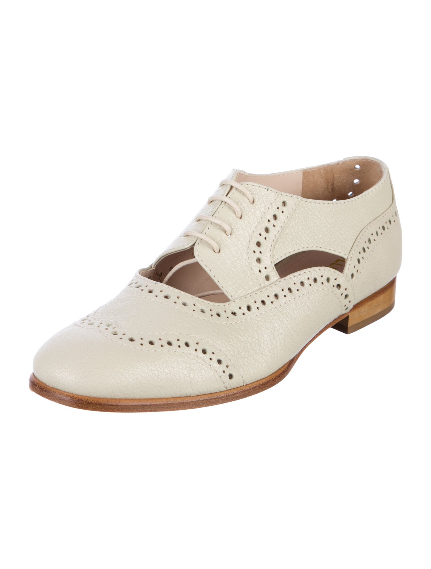 Pollini Leather Oxfords