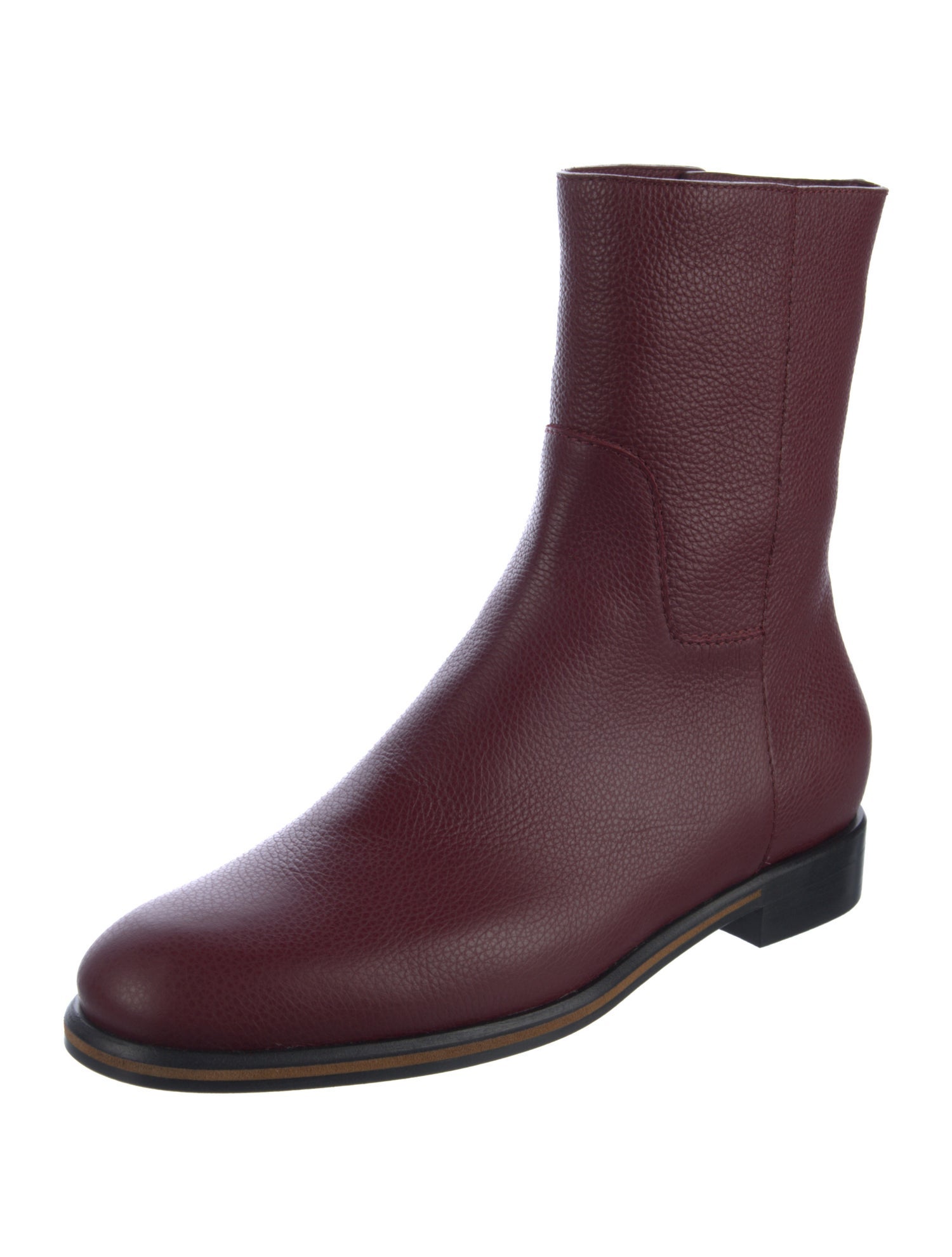 Pollini Leather Moto Boots