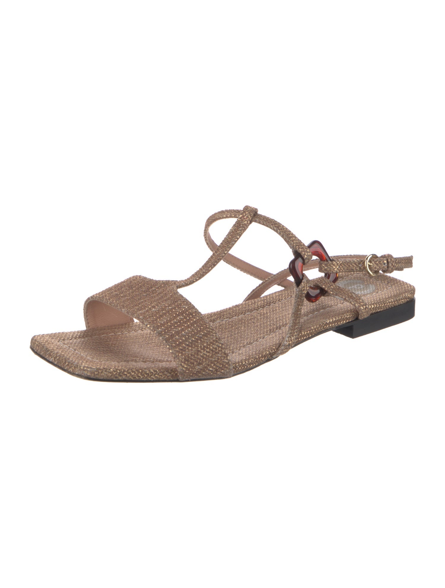Pollini T-Strap Sandals
