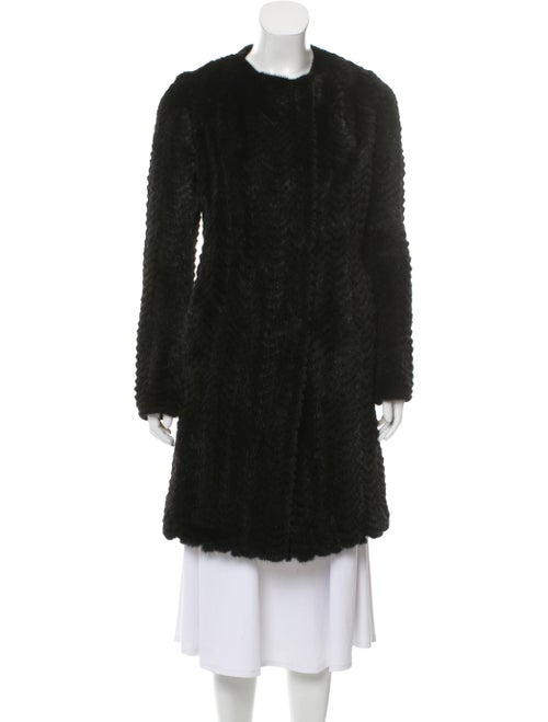 Pologeorgis Lightweight Mink Coat Black