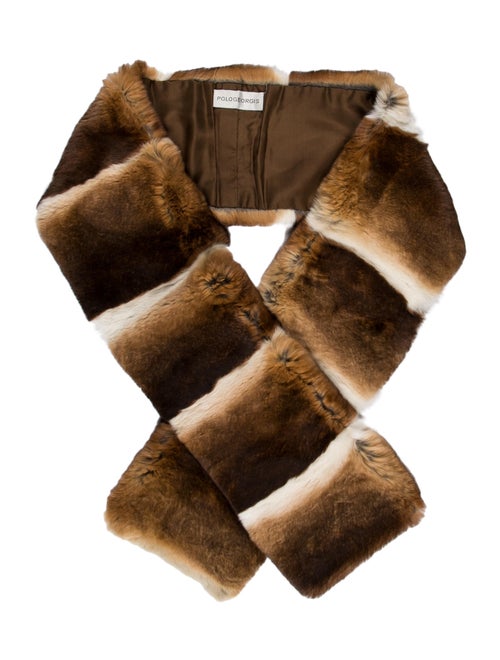 Pologeorgis Fur Stole Brown