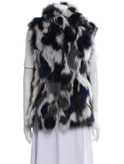 Pologeorgis Printed Vest w/ Tags Blue