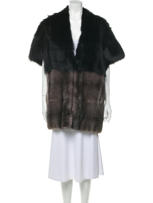 Pologeorgis Fur Jacket Black