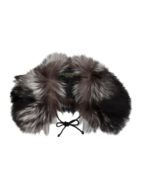 Pologeorgis Fox Fur Shawl multicolor