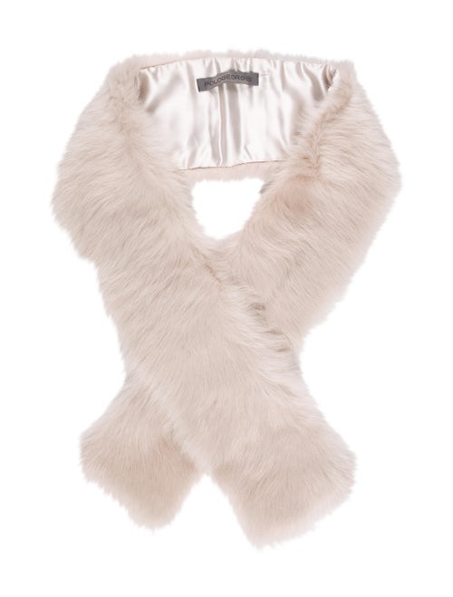 Pologeorgis Fur Stole Beige