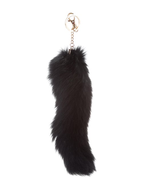 Pologeorgis Fur Tail Keychain Black