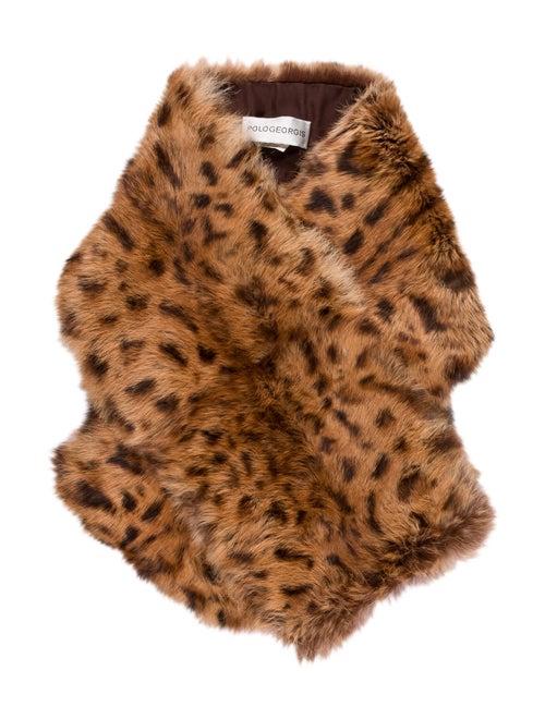 Pologeorgis Fur Stole Tan