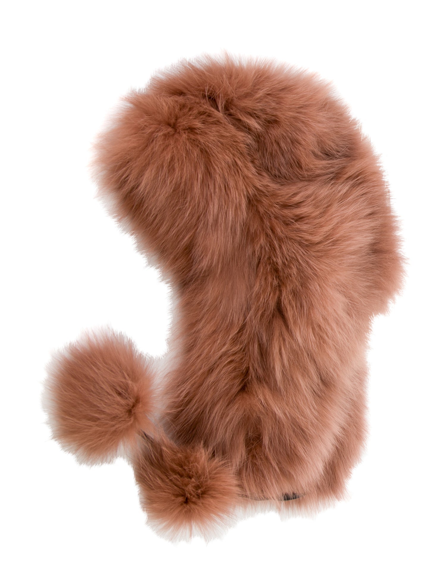 Pologeorgis knitted shearling hat in camel POLOGEORGIS | The art of winter gifting starts with  main image 3
