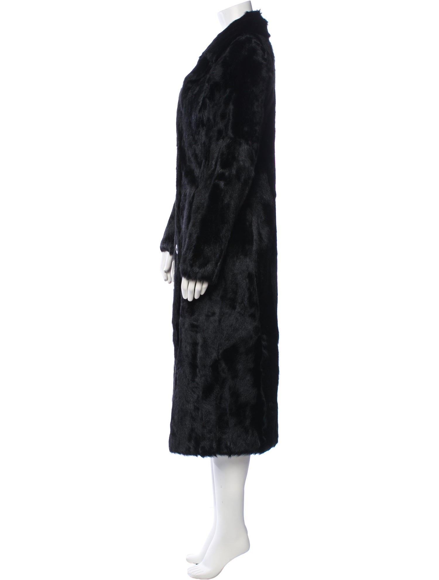 Pologeorgis Mink Faux Fur Coat