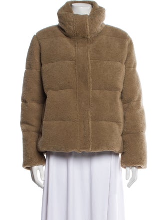 Pologeorgis Lamb Leather Down Jacket