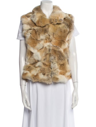 Pologeorgis Coyote Printed Fur Jacket