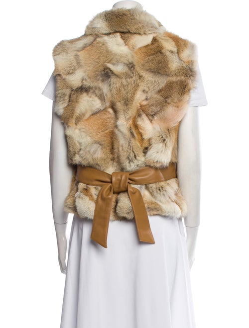 Pologeorgis Coyote Printed Fur Jacket