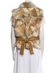 Pologeorgis Coyote Printed Fur Jacket