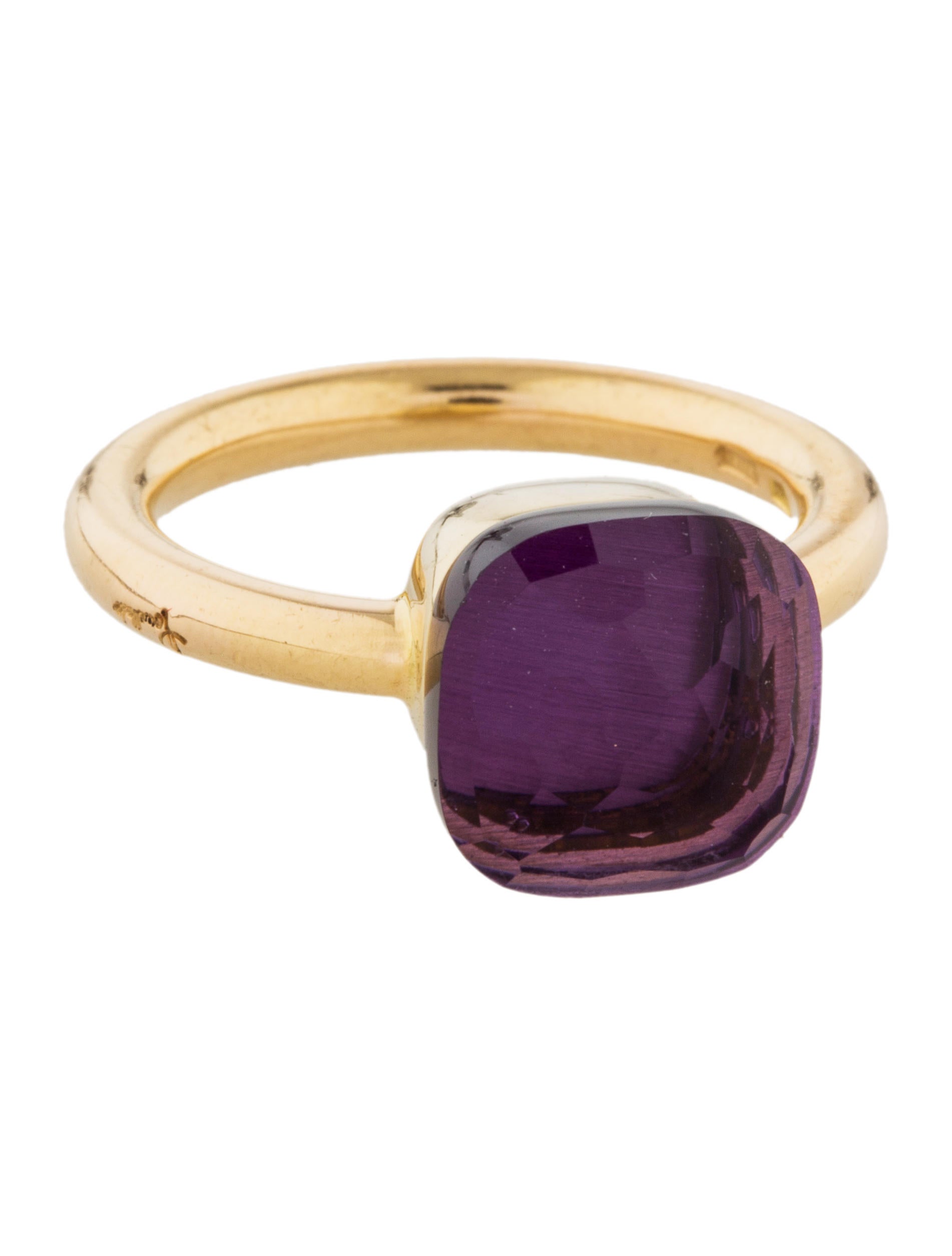 Pomellato Amethyst Nudo Classic Ring Rings POM20700 The RealReal