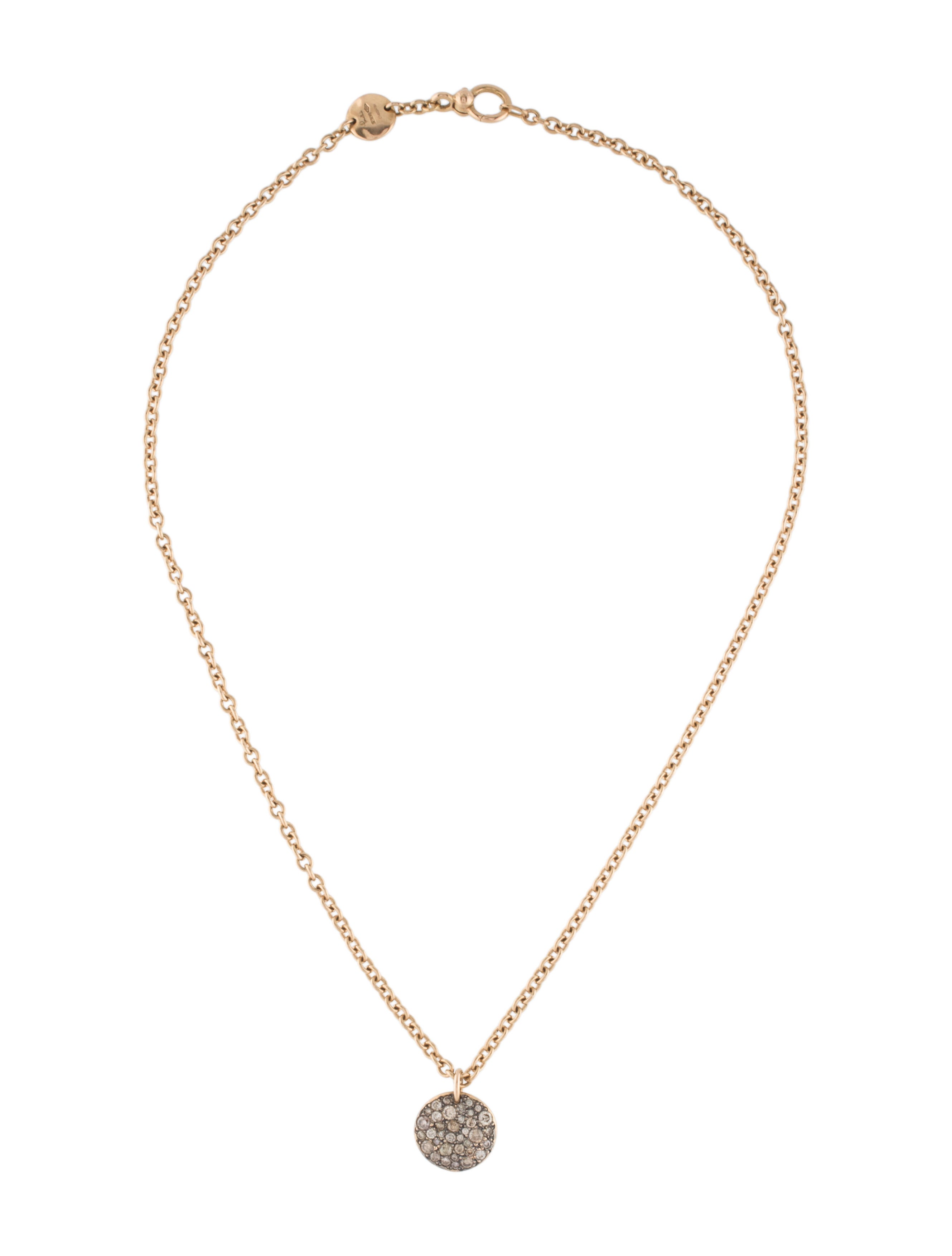 Pomellato 18K Diamond Sabbia Pendant Necklace Necklaces POM21642