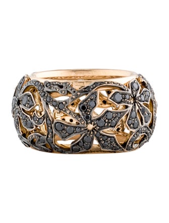 Pomellato 18K Diamond Arabesque Band Ring
