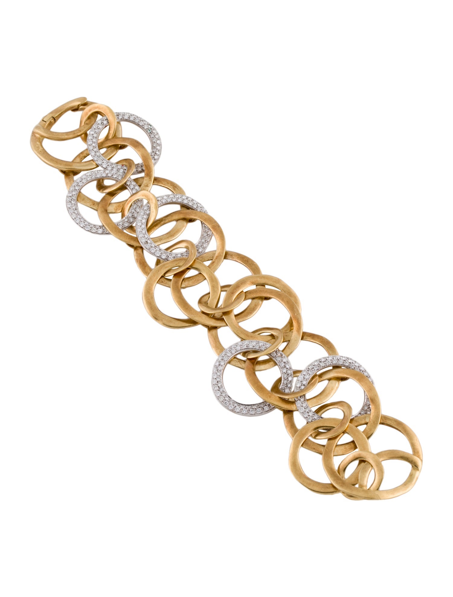 Pomellato 18K Diamond Link Bracelet