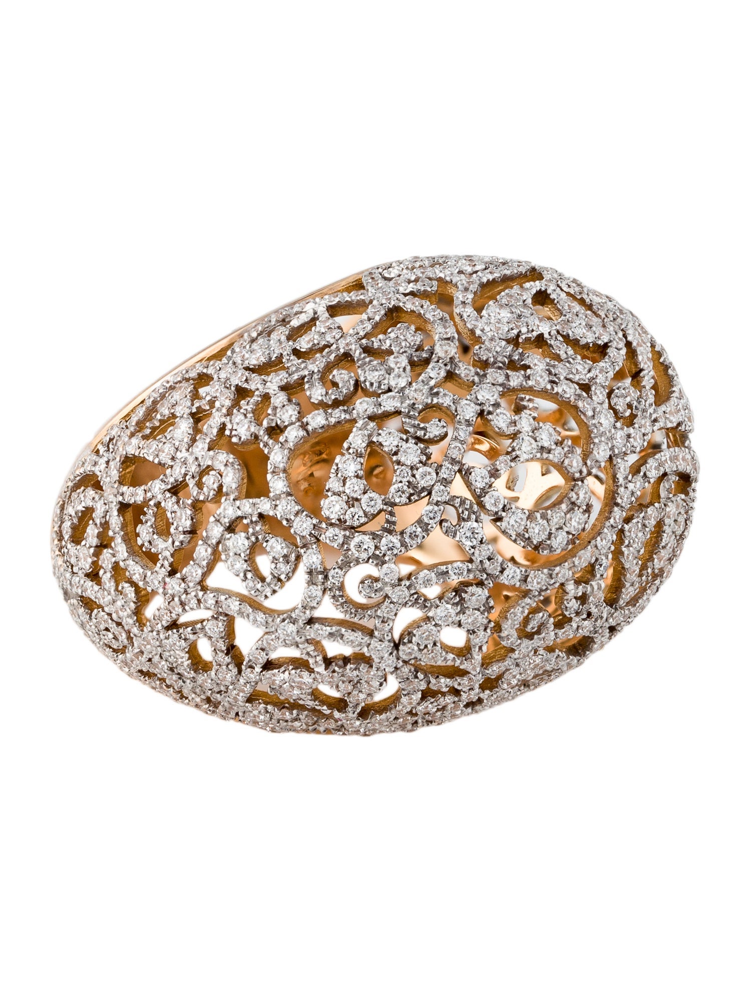 Pomellato Diamond Arabesque Cocktail Ring