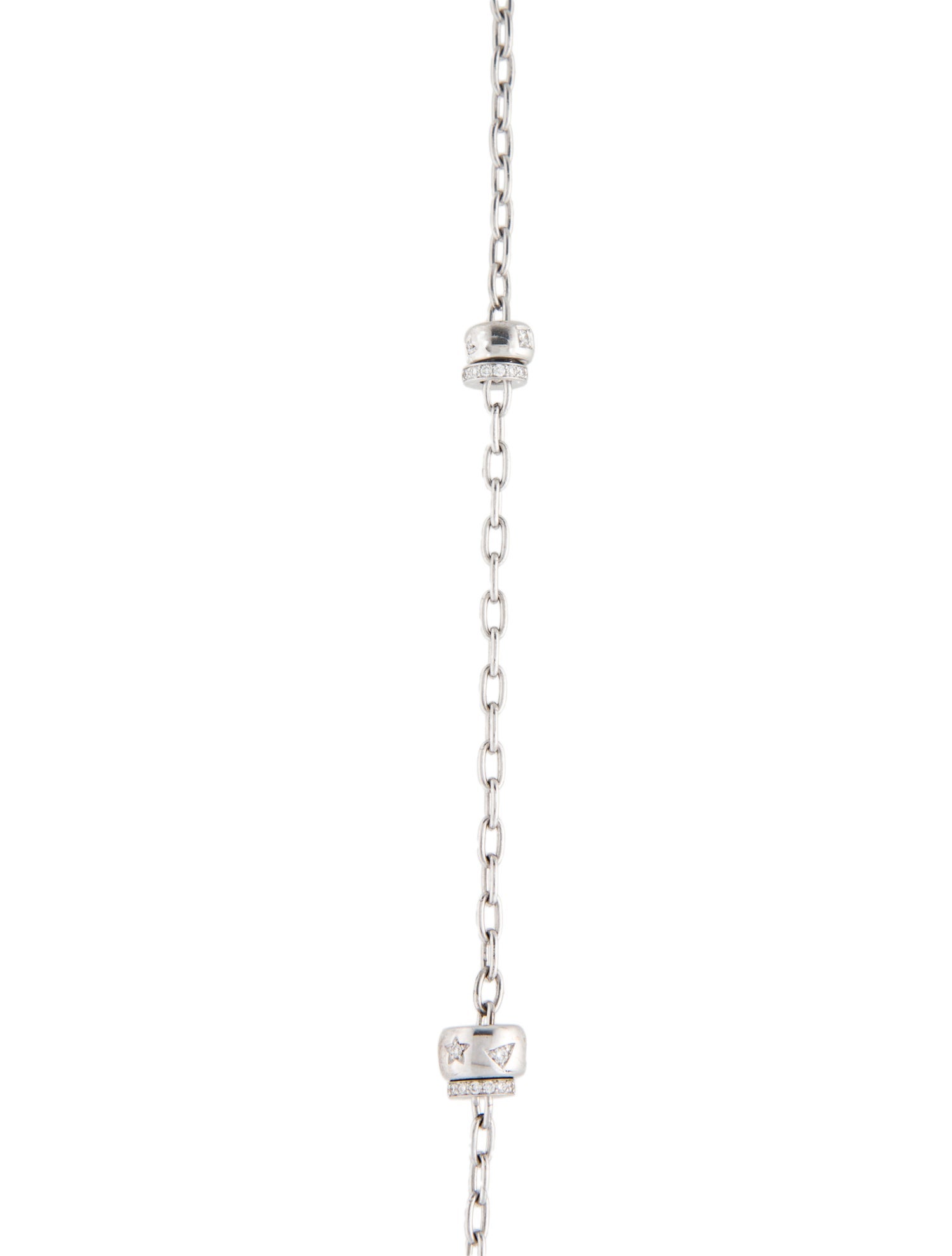 Pomellato 18K 2.50ctw Diamond Station Necklace