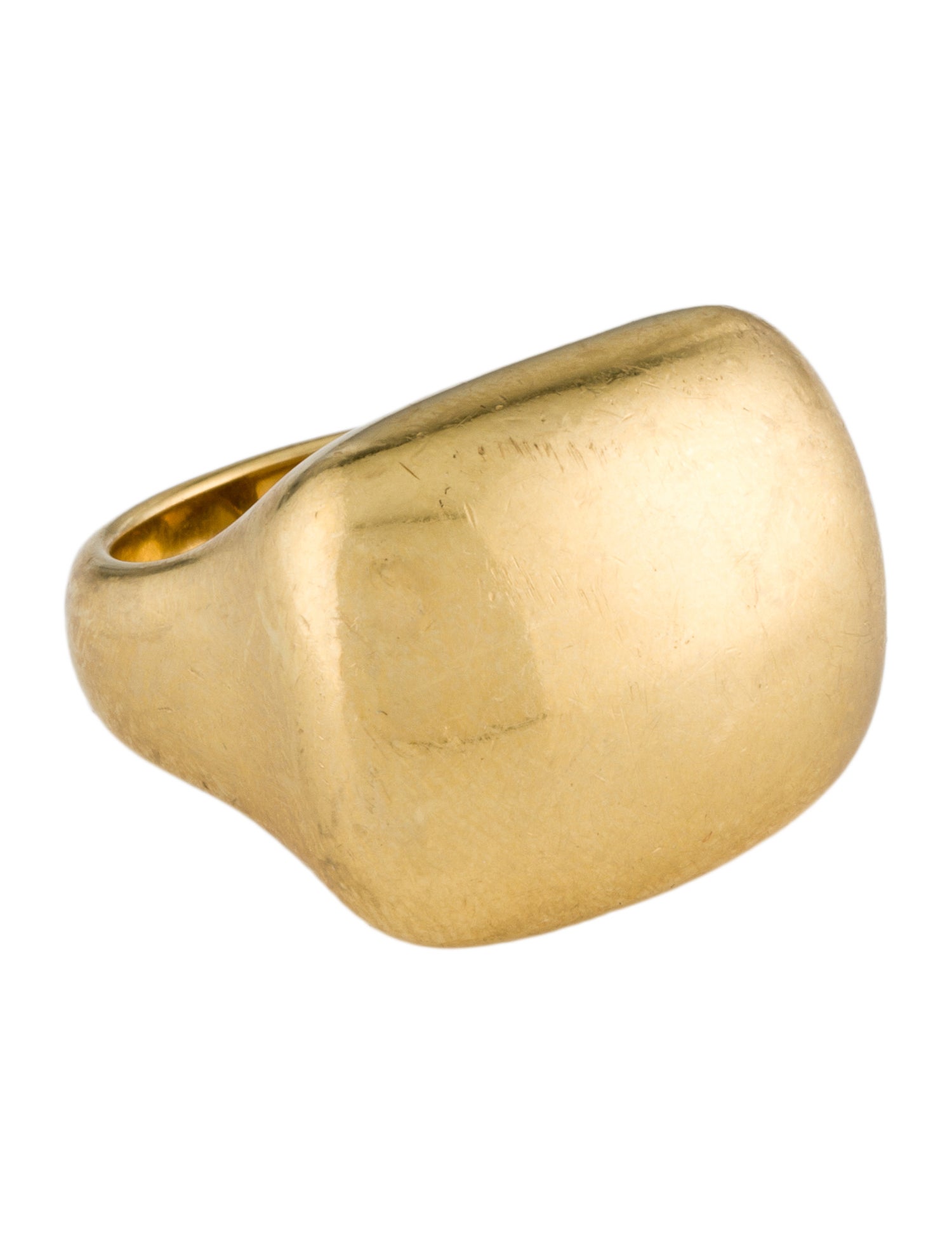 Pomellato 18K Square Dome Ring