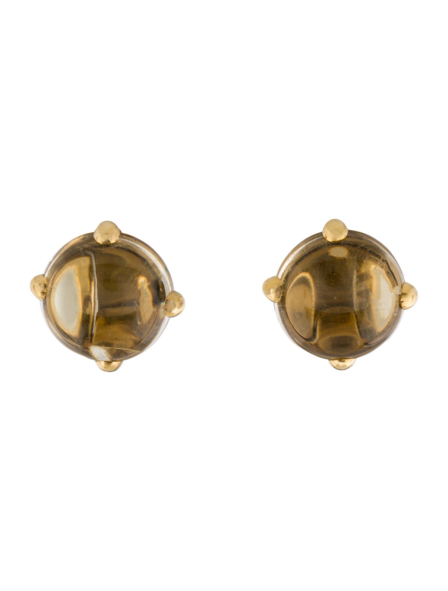 Pomellato 18K 46.96ctw Citrine Clip-On Earrings