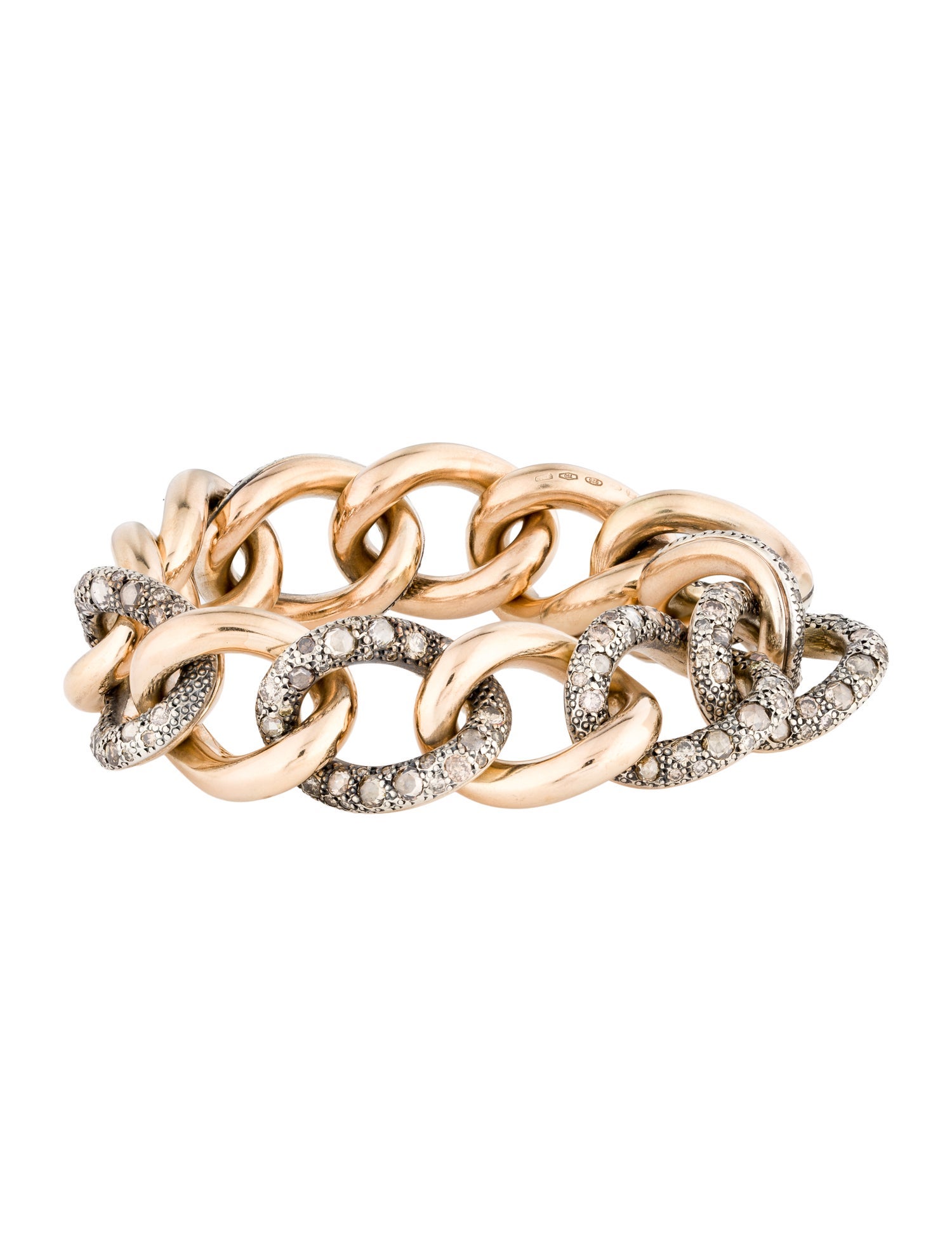 Pomellato Diamond Tango Curb Link Bracelet