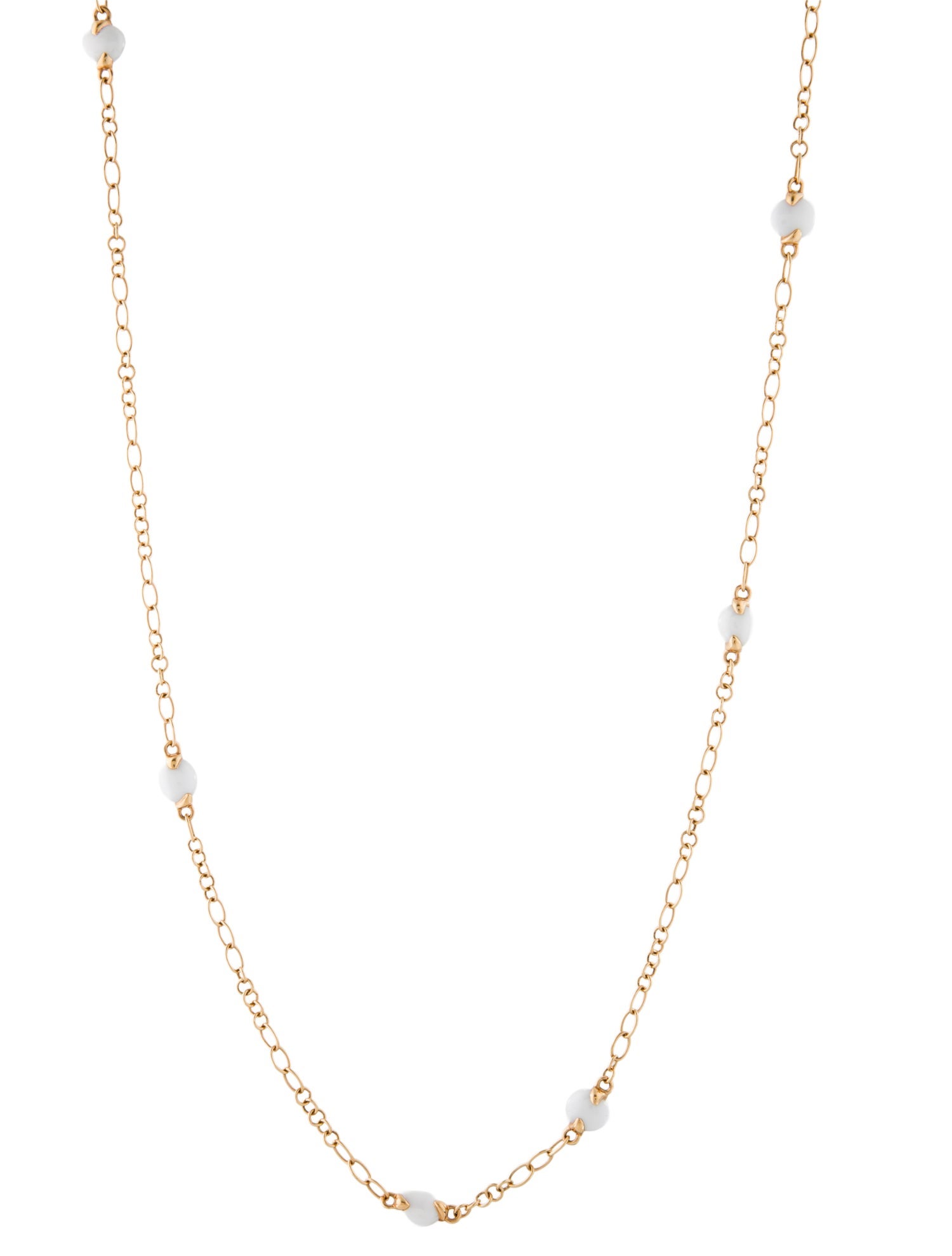 Pomellato 18K Ceramic Station Necklace