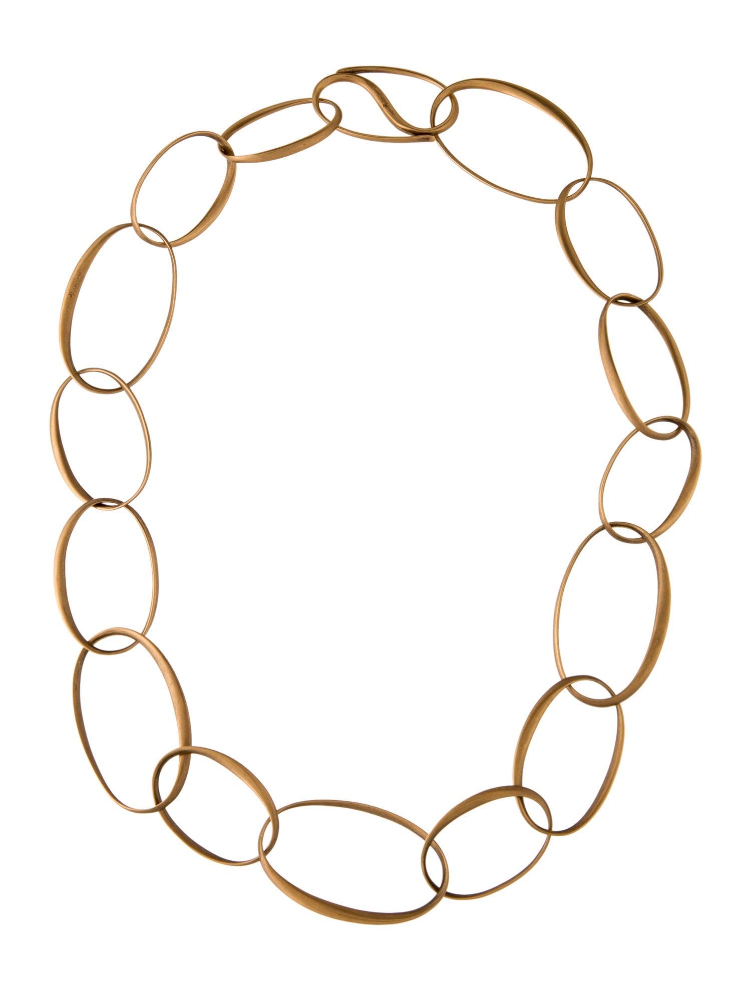 Pomellato 18K Oval Link Necklace