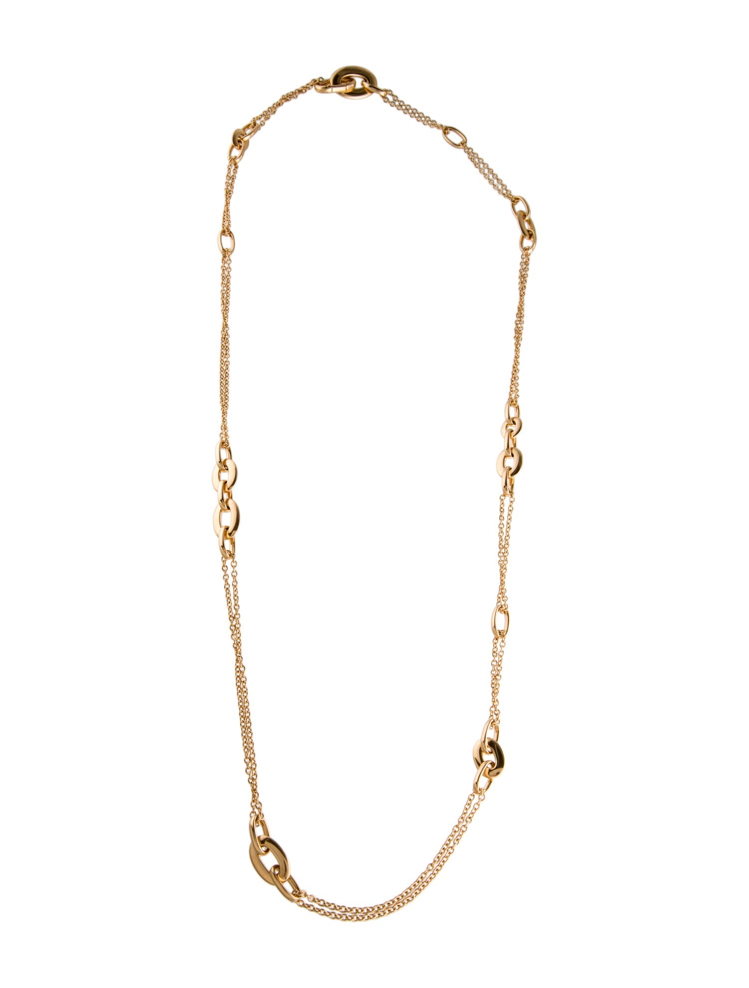 Pomellato 18K Oval Link Chain Necklace
