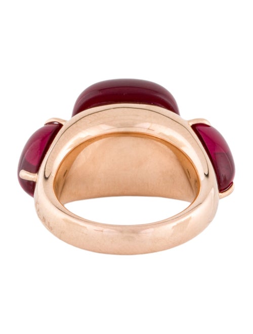 Pomellato 9K Synthetic Ruby Rouge Passion Cocktail Ring