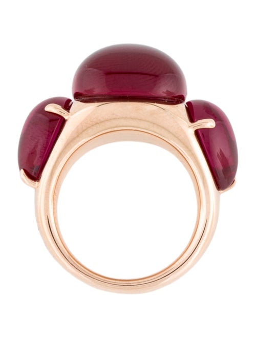 Pomellato 9K Synthetic Ruby Rouge Passion Cocktail Ring