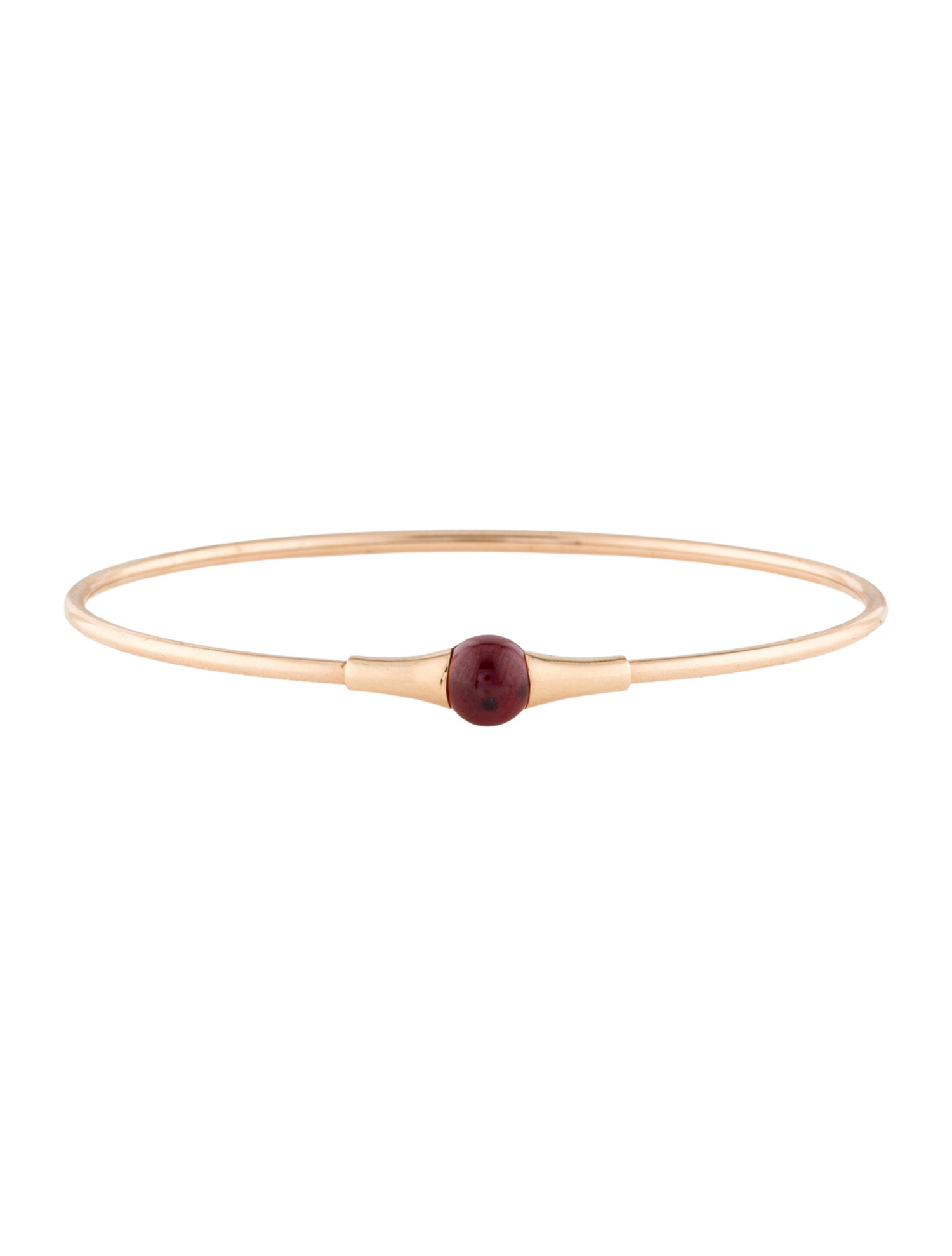 Pomellato 18K Garnet Mama Non Mama Bangle Bracelet