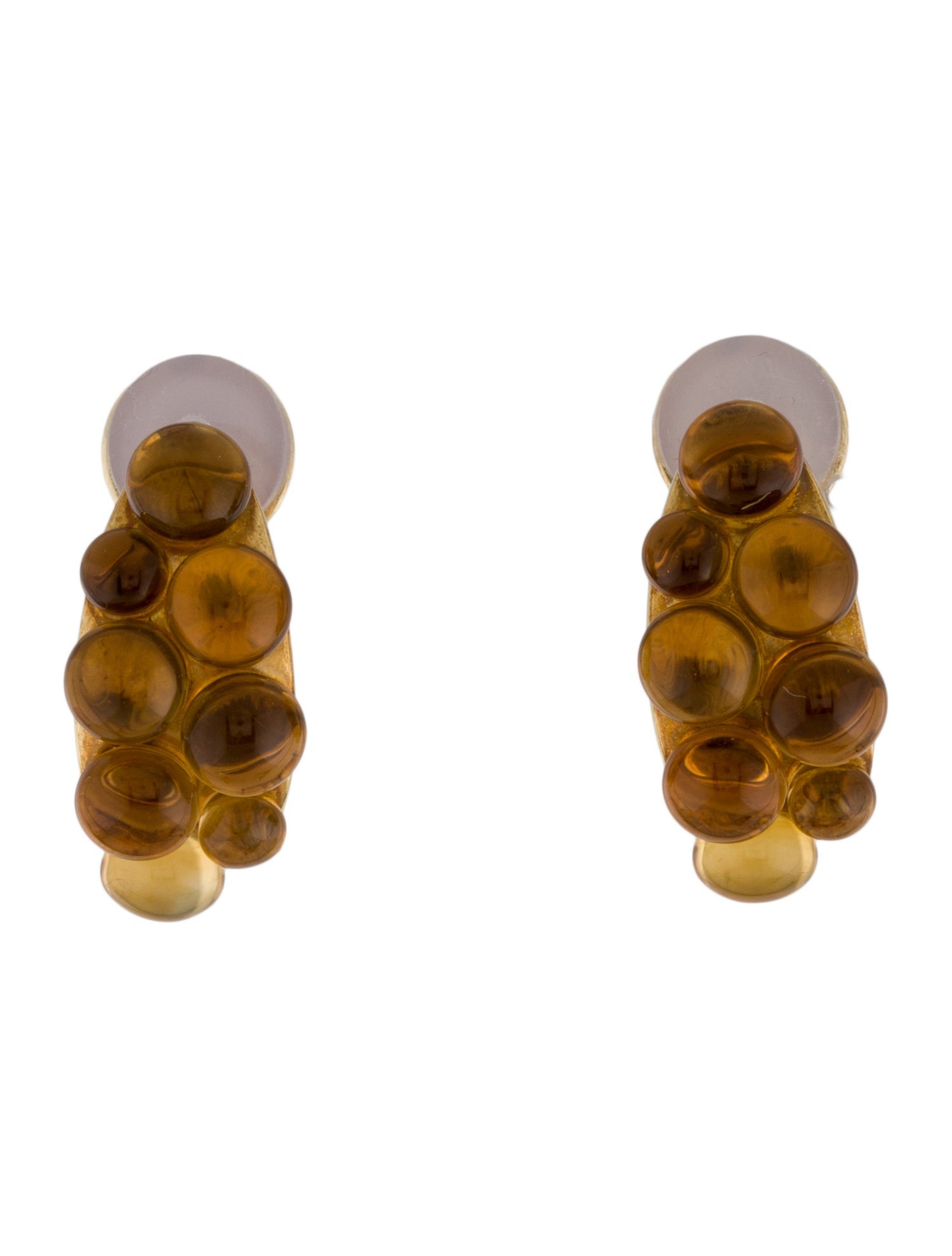 Pomellato 18K Citrine Mora Clip-On Earrings