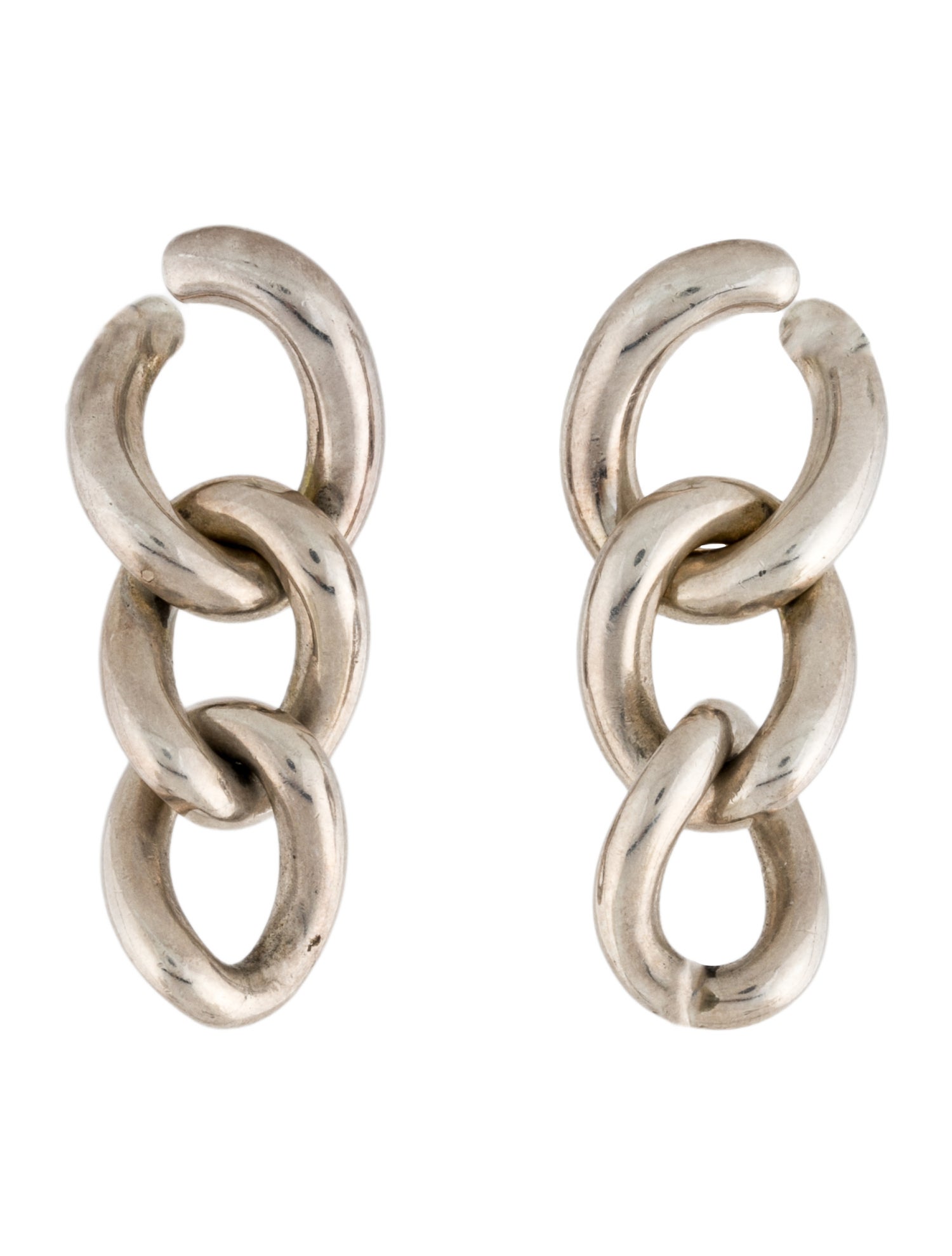 Pomellato 67 Gourmette Link Drop Earrings