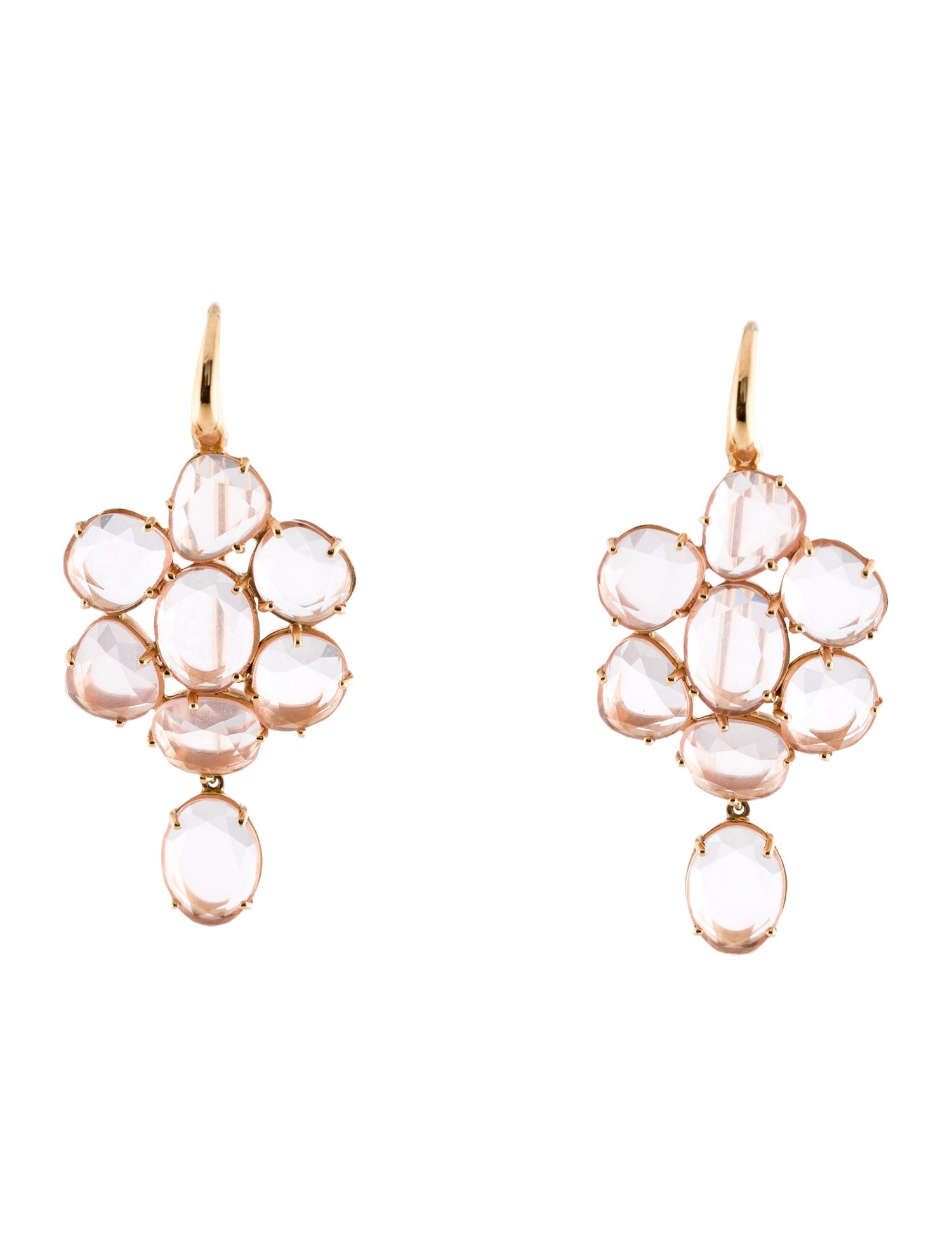 Pomellato Capri Rose Quartz Earrings