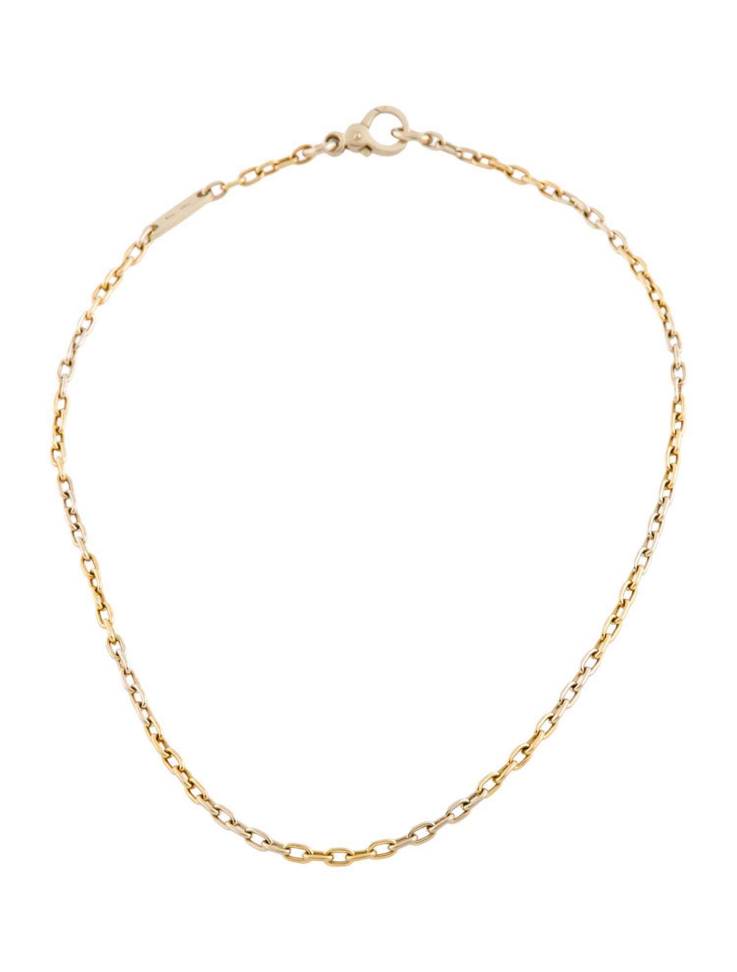 Pomellato 18K Two-Tone Link Necklace