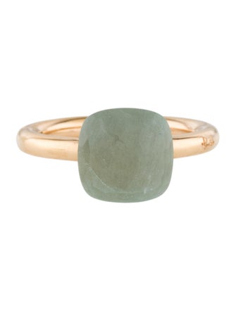 Pomellato 18K Aquamarine Nudo Classic Cocktail Ring