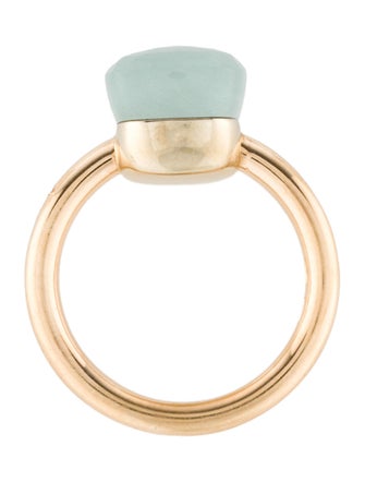 Pomellato 18K Aquamarine Nudo Classic Cocktail Ring